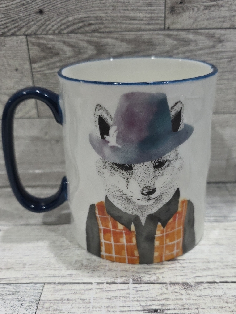 Signature Housewares " Hipster Fox" Coffee Mug